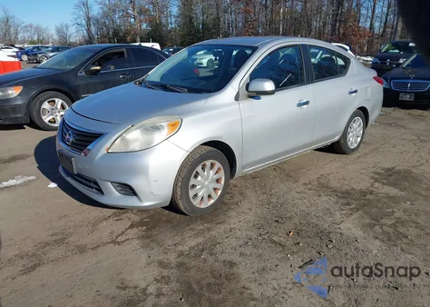 2012 Nissan Versa 1.6 Sv z USA, uszkodzony, nr VIN 3N1CN7AP3CL801339